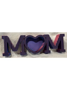 Mom 3D Logo Sign Mother Sign Display Shelf Picture Frame